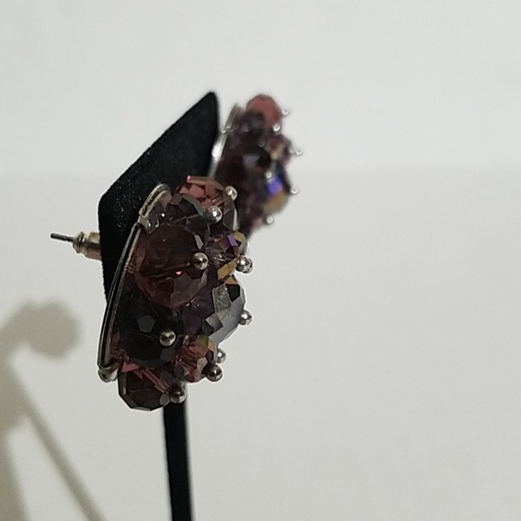 Bead cluster earrings J38 - Picture 2 of 6